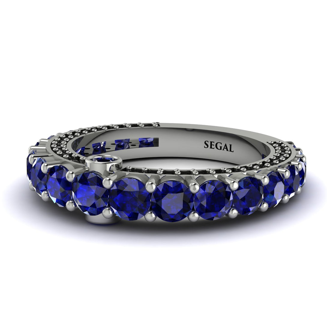 Sapphire Eternal Love Wedding Ring - Anaya No. 45