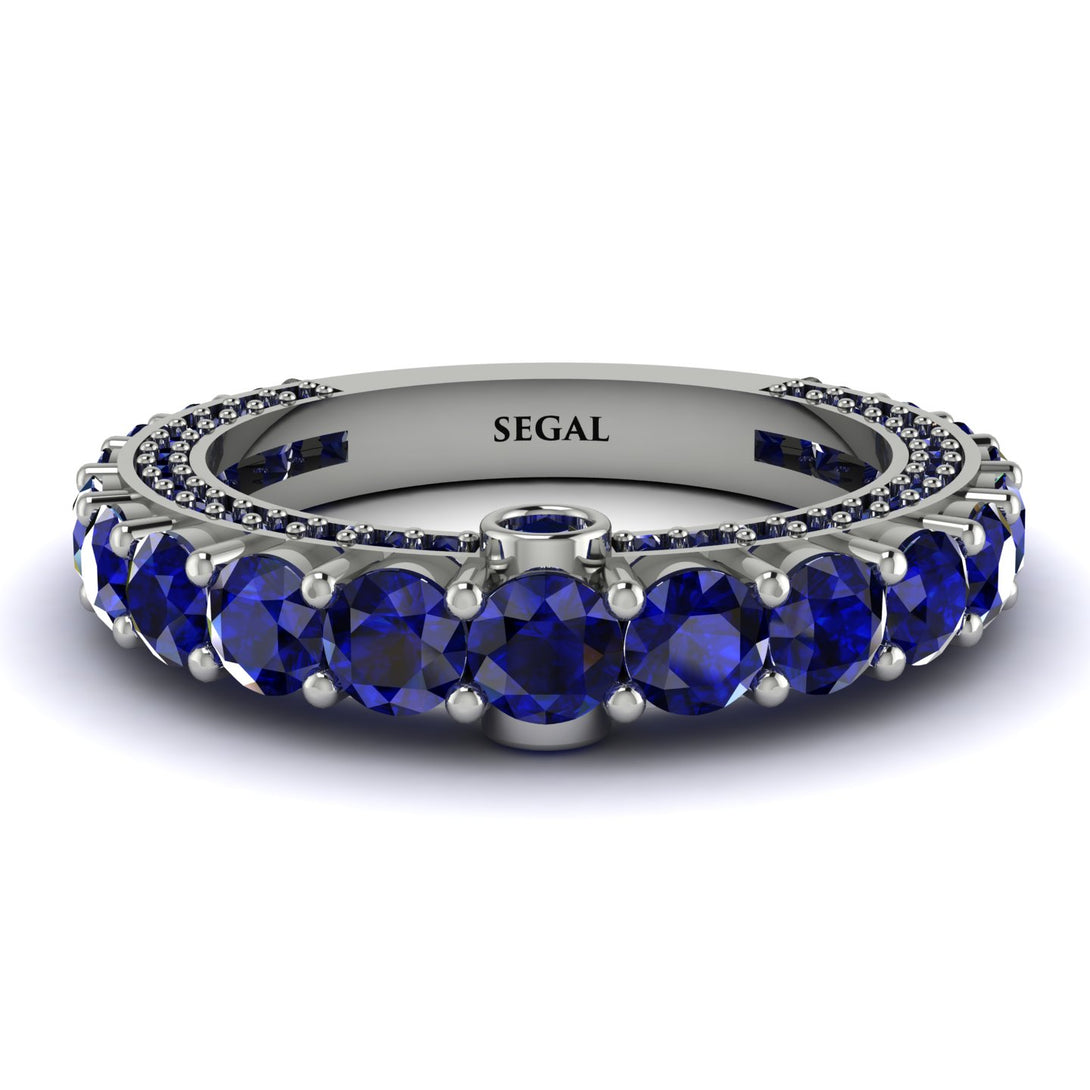 Sapphire Eternal Love Wedding Ring - Anaya No. 75