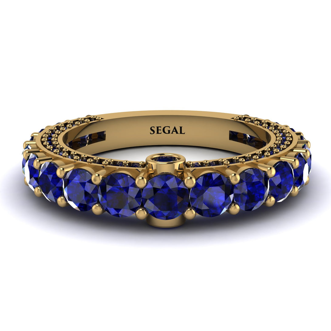 Sapphire Eternal Love Wedding Ring - Anaya No. 73