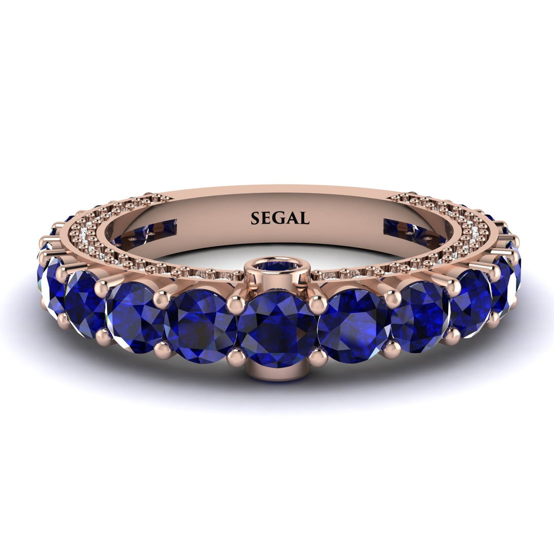 Sapphire Eternal Love Wedding Ring - Anaya No. 14