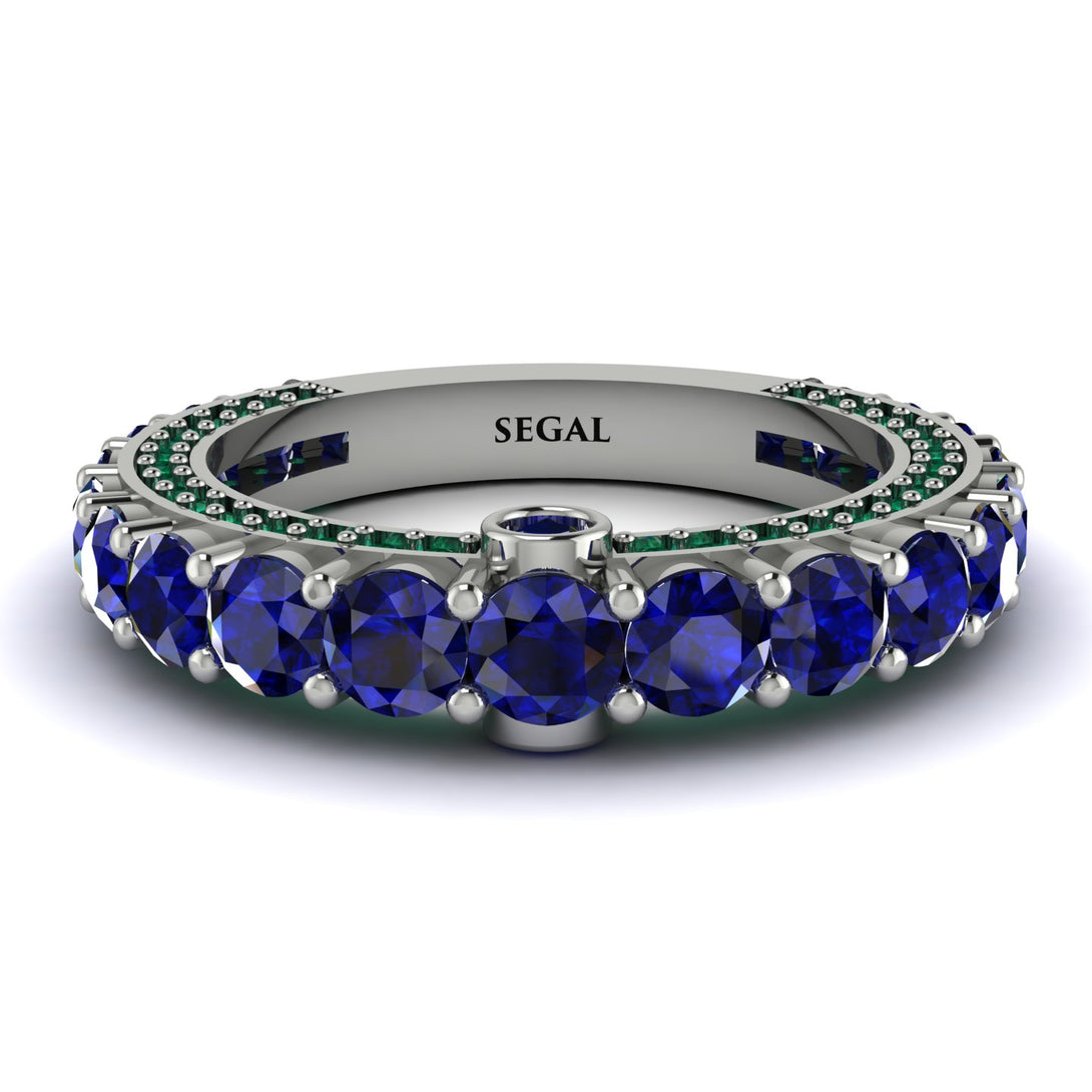Sapphire Eternal Love Wedding Ring - Anaya No. 30