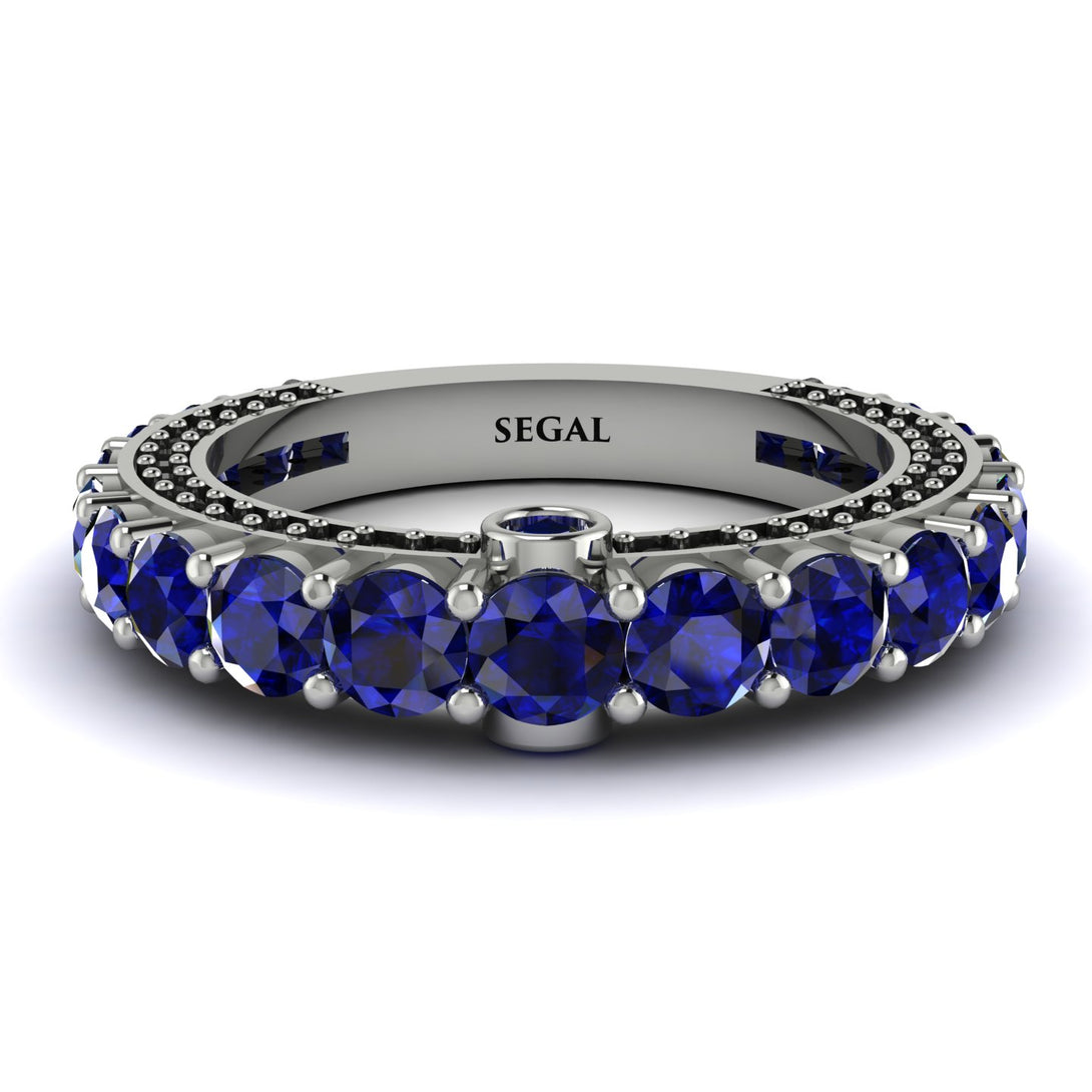 Sapphire Eternal Love Wedding Ring - Anaya No. 45