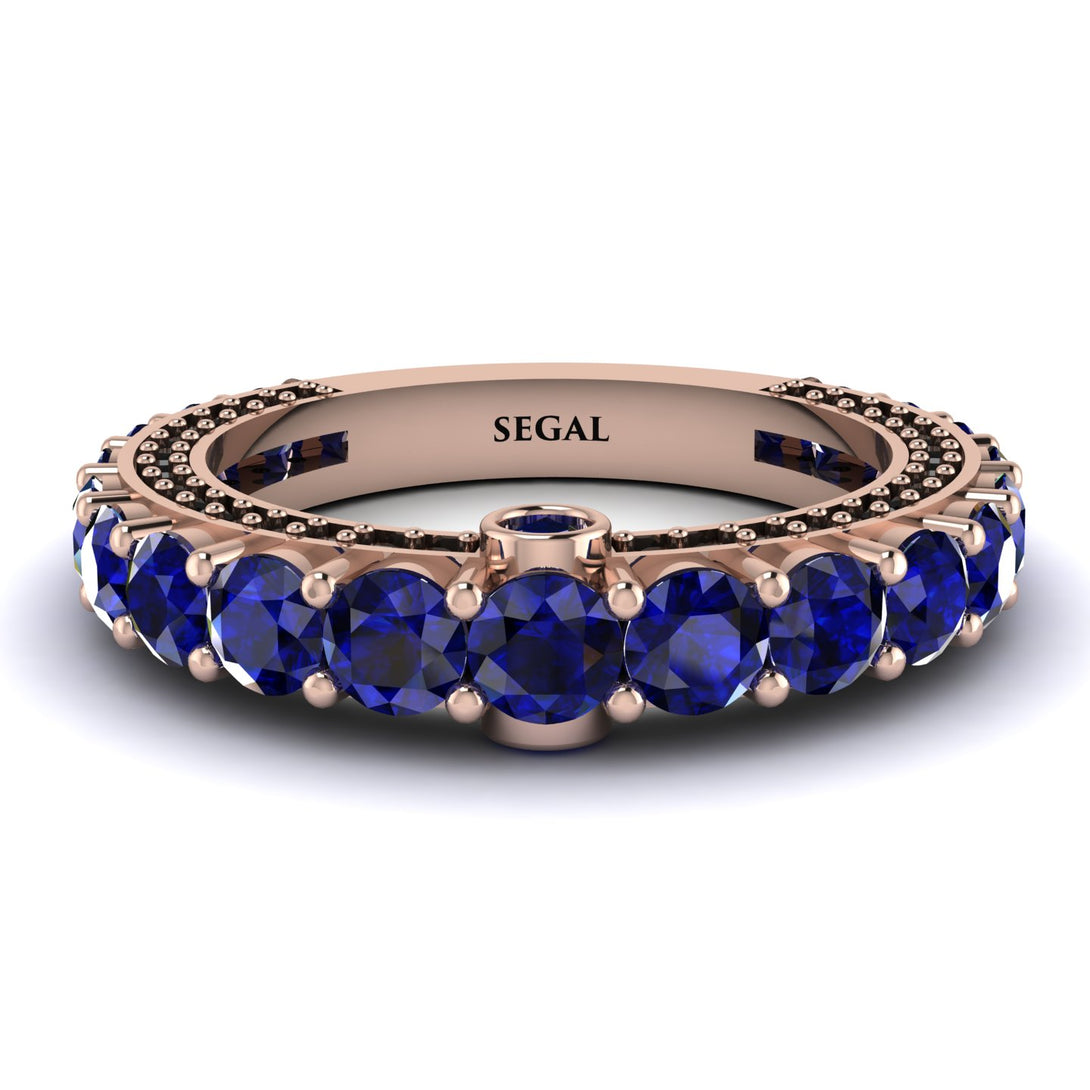 Sapphire Eternal Love Wedding Ring - Anaya No. 44