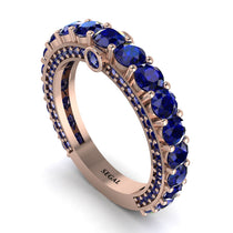 Sapphire Eternal Love Wedding Ring - Anaya No. 74 image 1