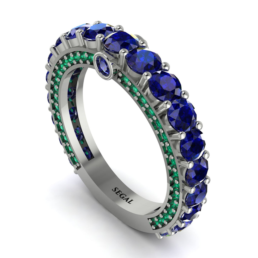 Sapphire Eternal Love Wedding Ring - Anaya No. 30