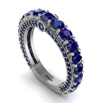 Sapphire Eternal Love Wedding Ring - Anaya No. 75 image 1