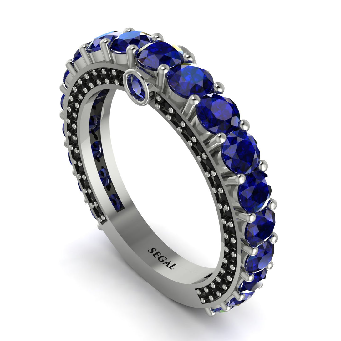 Sapphire Eternal Love Wedding Ring - Anaya No. 45