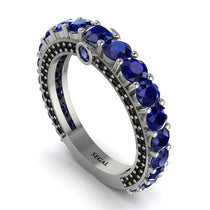 Sapphire Eternal Love Wedding Ring - Anaya No. 45 image 1