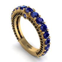 Sapphire Eternal Love Wedding Ring - Anaya No. 43 image 1