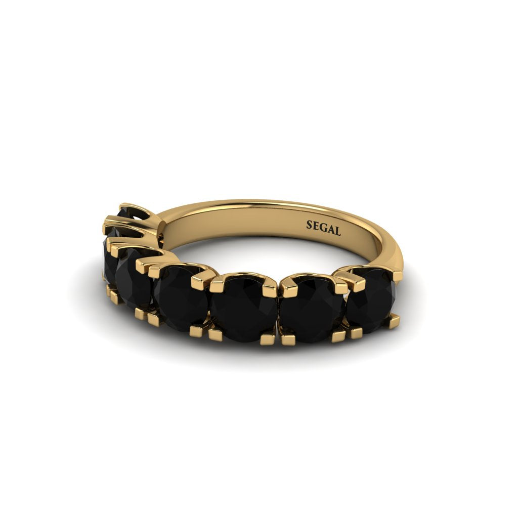 Black Diamond Eternal Radiance Wedding Ring - Lennon No. 7