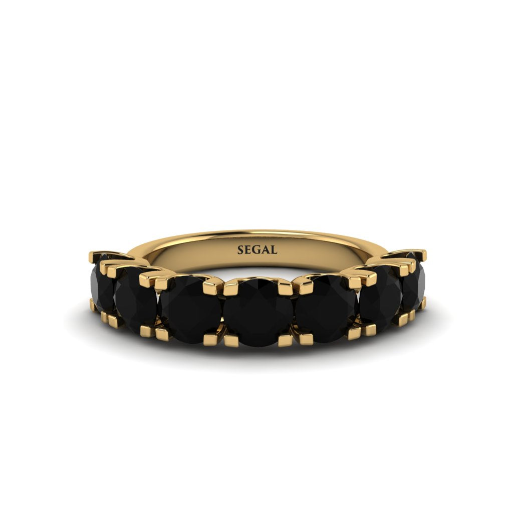 Black Diamond Eternal Radiance Wedding Ring - Lennon No. 7