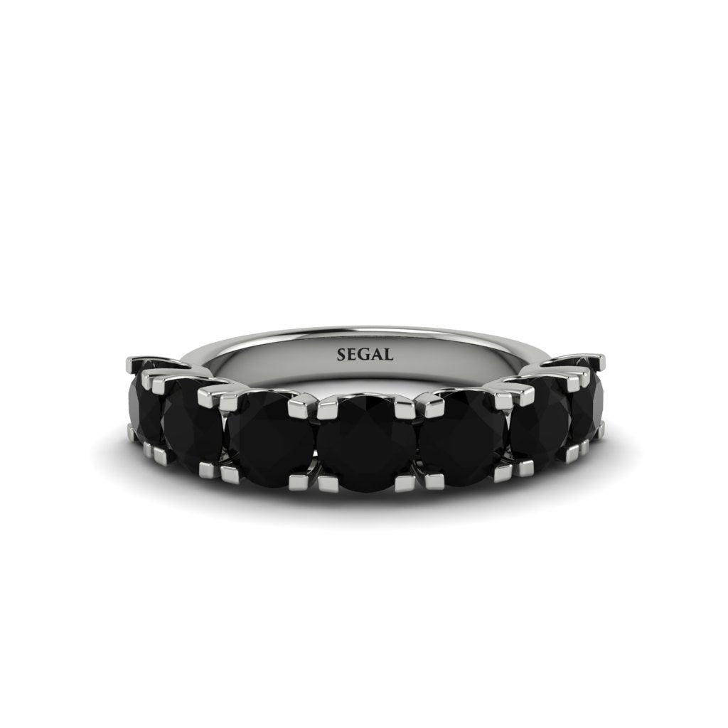Black Diamond Eternal Radiance Wedding Ring - Lennon No. 9