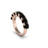 Black Diamond Eternal Radiance Wedding Ring - Lennon No. 8 image 1