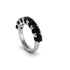 Black Diamond Eternal Radiance Wedding Ring - Lennon No. 9 image 1