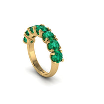 Emerald Eternal Radiance Wedding Ring - Lennon No. 4 image 1