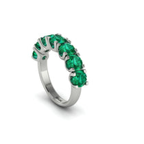 Emerald Eternal Radiance Wedding Ring - Lennon No. 6 image 1