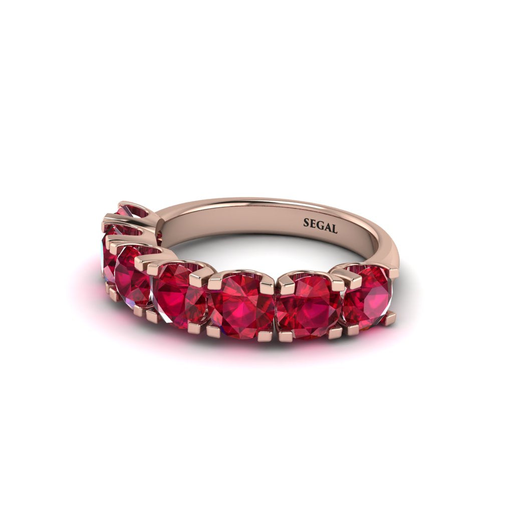 Ruby Eternal Radiance Wedding Ring - Lennon No. 11