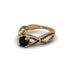 Black Diamond Eternal Twist Engagement Ring - Maisie No. 67 image 3