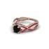 Black Diamond Eternal Twist Engagement Ring - Maisie No. 53 image 3