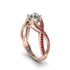 Diamond Eternal Twist Engagement Ring - Maisie No. 47