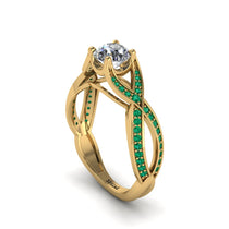 Diamond Eternal Twist Engagement Ring - Maisie No. 16 image 1