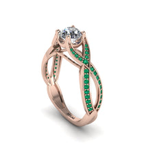 Diamond Eternal Twist Engagement Ring - Maisie No. 17 image 1