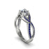 Diamond Eternal Twist Engagement Ring - Maisie No. 63 image 1