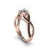 Diamond Eternal Twist Engagement Ring - Maisie No. 32