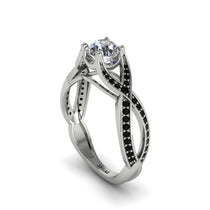 Diamond Eternal Twist Engagement Ring - Maisie No. 33 image 1