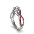 Diamond Eternal Twist Engagement Ring - Maisie No. 48