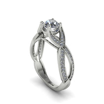 Diamond Eternal Twist Engagement Ring - Maisie No. 3 image 1