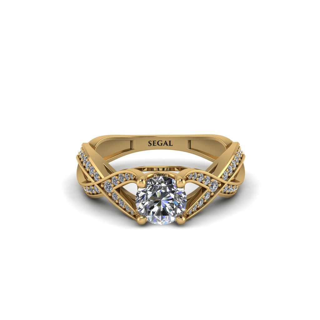 Diamond Eternal Twist Engagement Ring - Maisie No. 1
