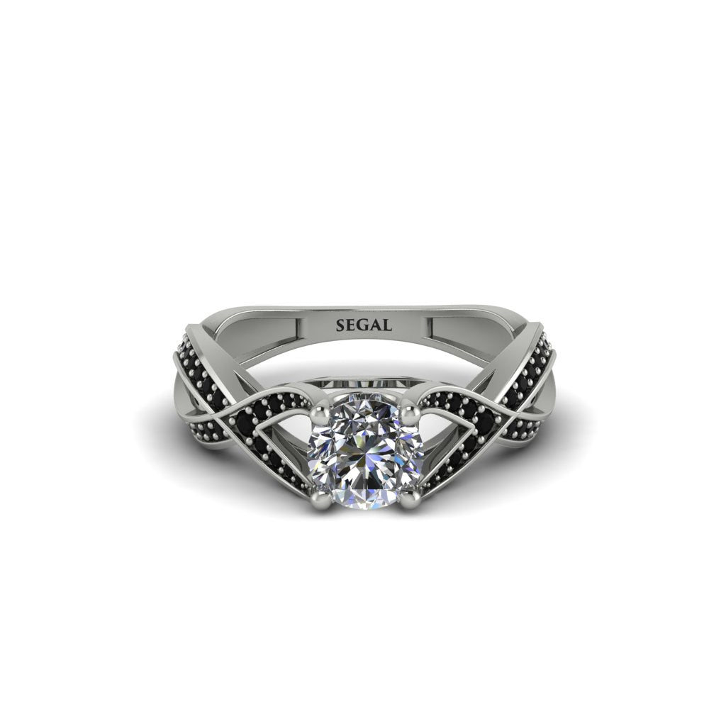 Diamond Eternal Twist Engagement Ring - Maisie No. 33