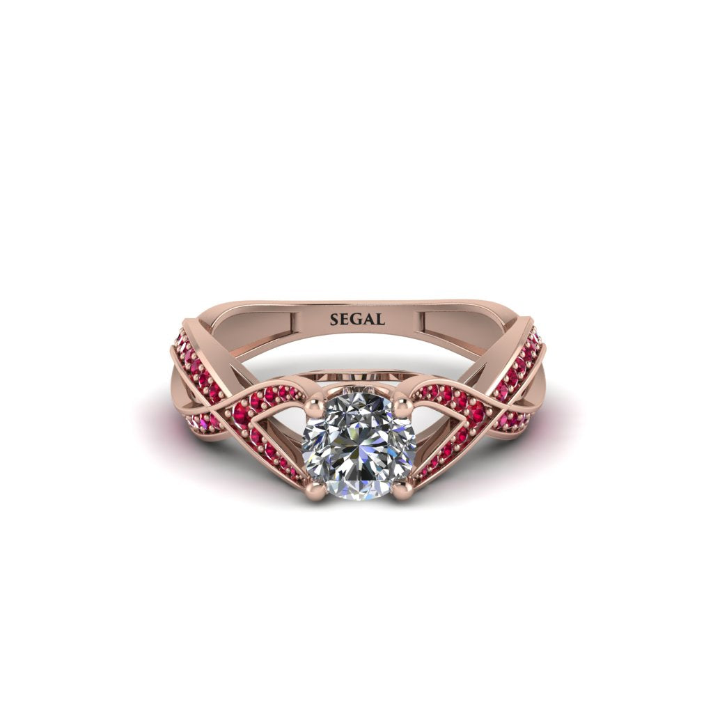 Diamond Eternal Twist Engagement Ring - Maisie No. 47
