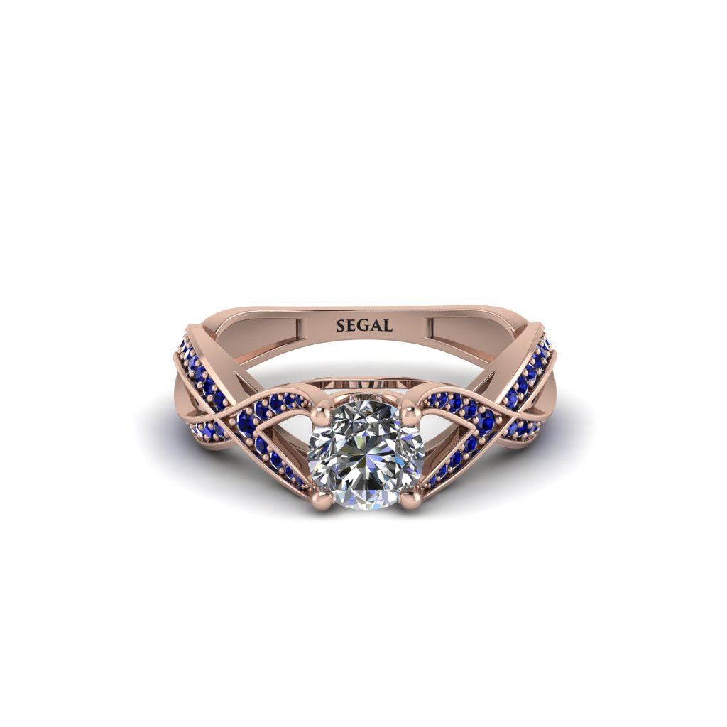 Diamond Eternal Twist Engagement Ring - Maisie No. 62