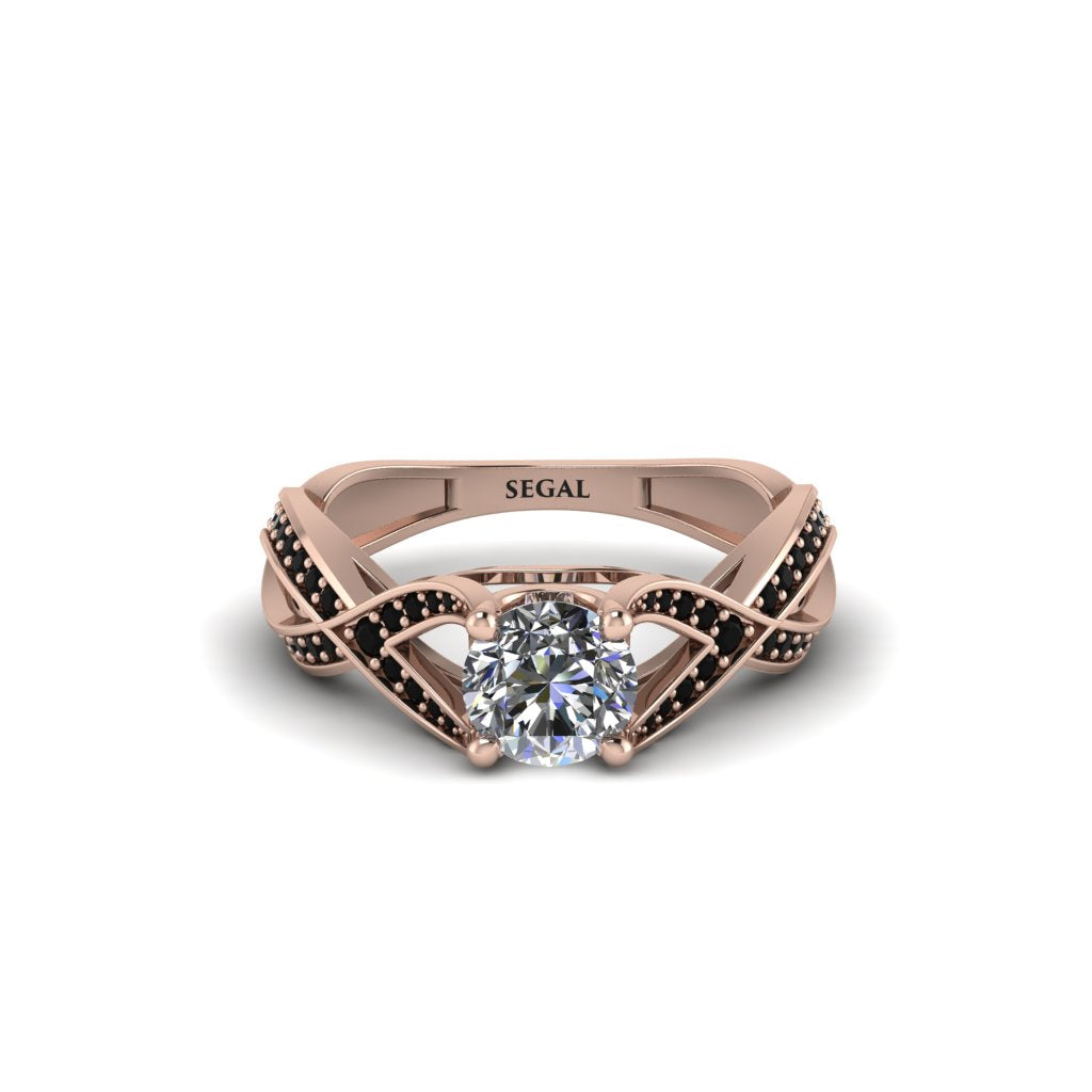 Diamond Eternal Twist Engagement Ring - Maisie No. 32