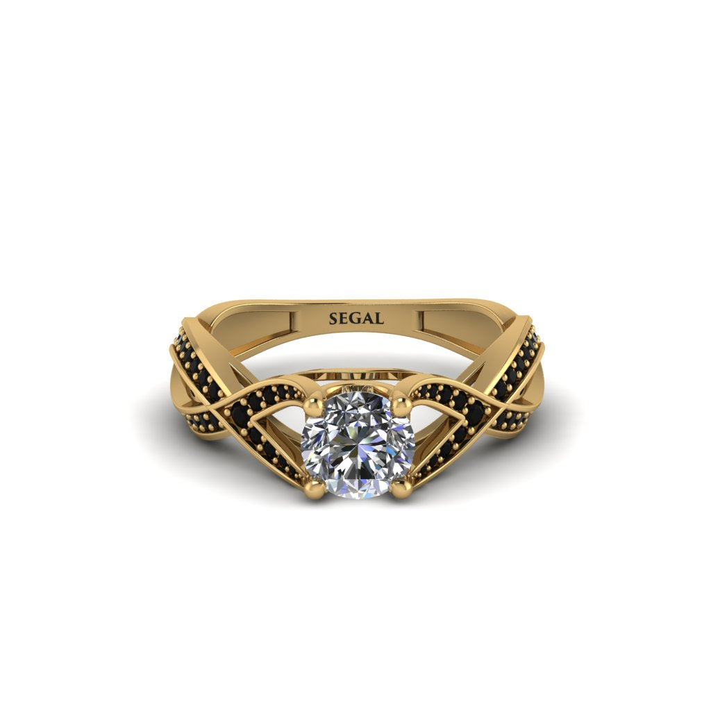 Diamond Eternal Twist Engagement Ring - Maisie No. 31