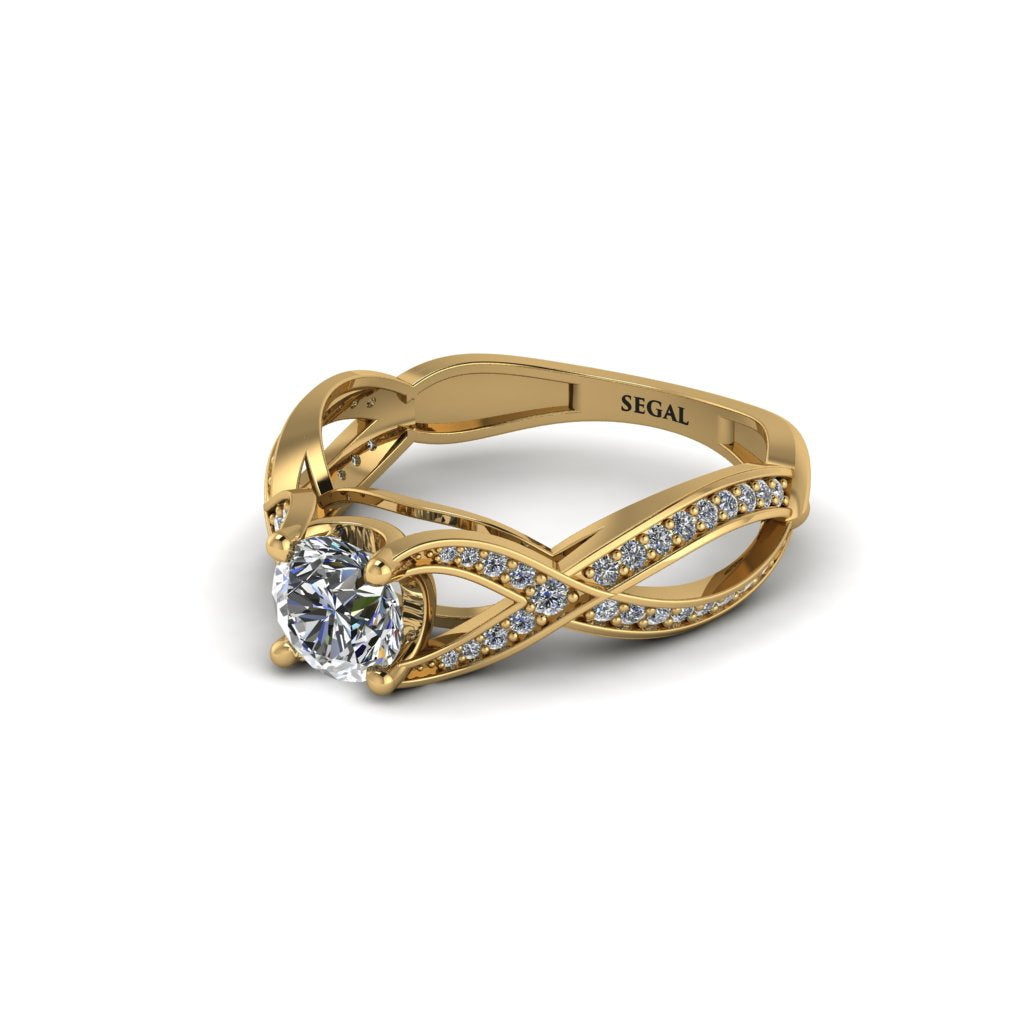 Diamond Eternal Twist Engagement Ring - Maisie No. 1