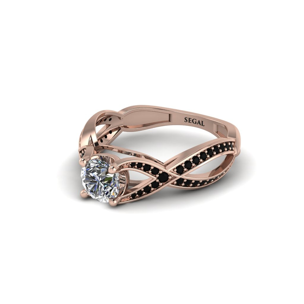 Diamond Eternal Twist Engagement Ring - Maisie No. 32