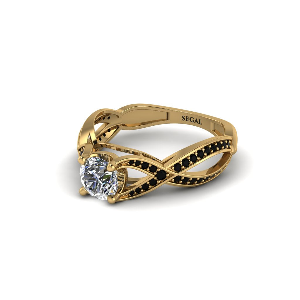 Diamond Eternal Twist Engagement Ring - Maisie No. 31