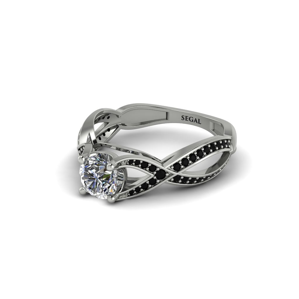 Diamond Eternal Twist Engagement Ring - Maisie No. 33