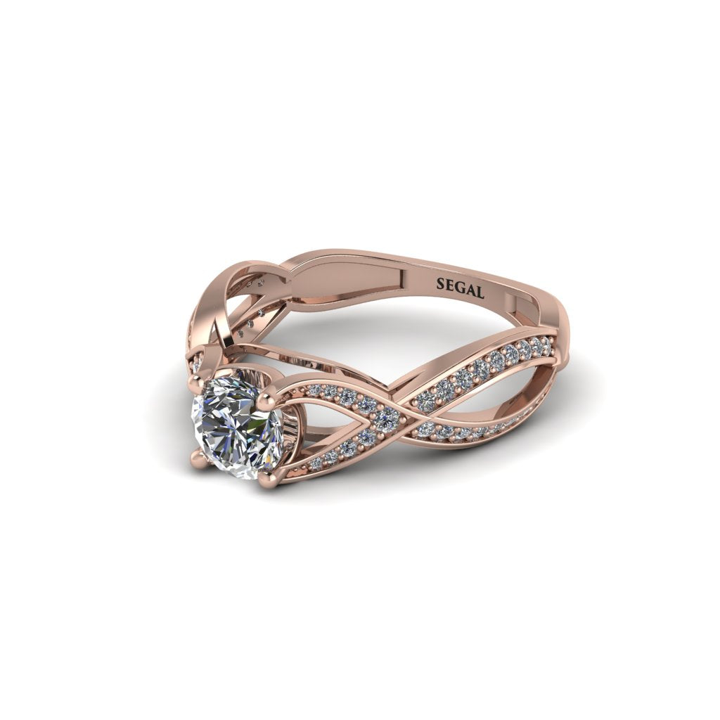 Diamond Eternal Twist Engagement Ring - Maisie No. 2