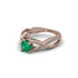 Emerald Eternal Twist Engagement Ring - Maisie No. 5