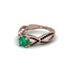 Emerald Eternal Twist Engagement Ring - Maisie No. 35 image 3