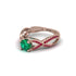 Emerald Eternal Twist Engagement Ring - Maisie No. 50