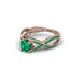 Emerald Eternal Twist Engagement Ring - Maisie No. 20