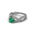 Emerald Eternal Twist Engagement Ring - Maisie No. 6 image 3
