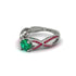 Emerald Eternal Twist Engagement Ring - Maisie No. 51 image 3