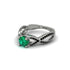 Emerald Eternal Twist Engagement Ring - Maisie No. 36