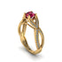 Ruby Eternal Twist Engagement Ring - Maisie No. 10